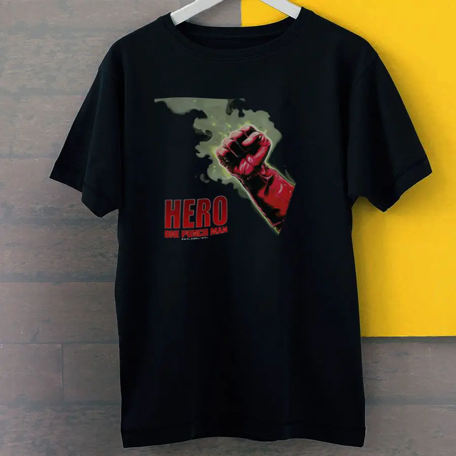 

High Quality Casual Printing Tee One Punch Man Hero Punch Saitama Anime OPM New Tees T-Shirt S-3XL Summer T-shirt
