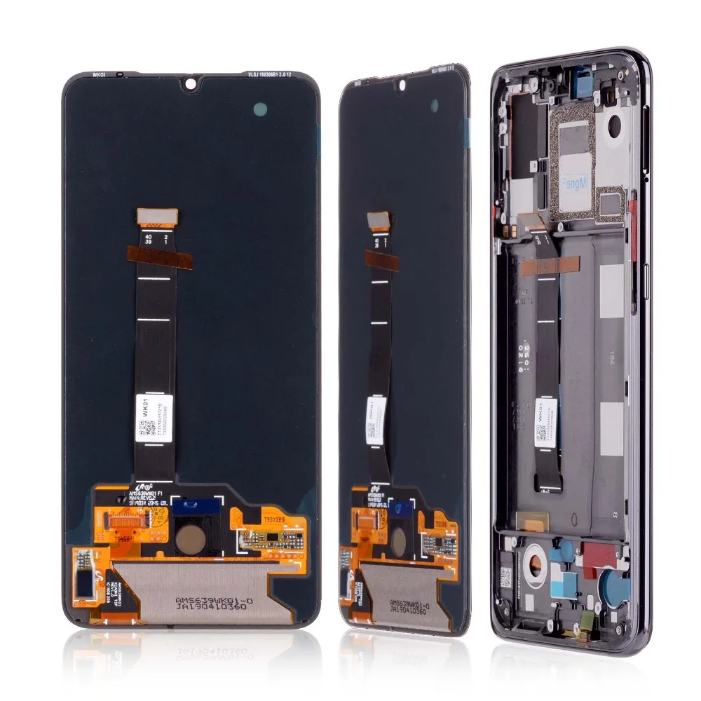 6,39 ''AMOLED ЖК-дисплей для Xiaomi Mi 9 дисплей сенсорный экран с рамкой для Xiaomi Mi 9 SE ЖК-дисплей Замена экрана