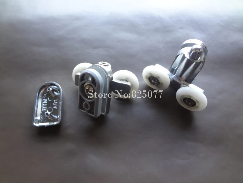 1 комплект верхний и нижний ролик легированный душевой колеса дуговой раздвижной