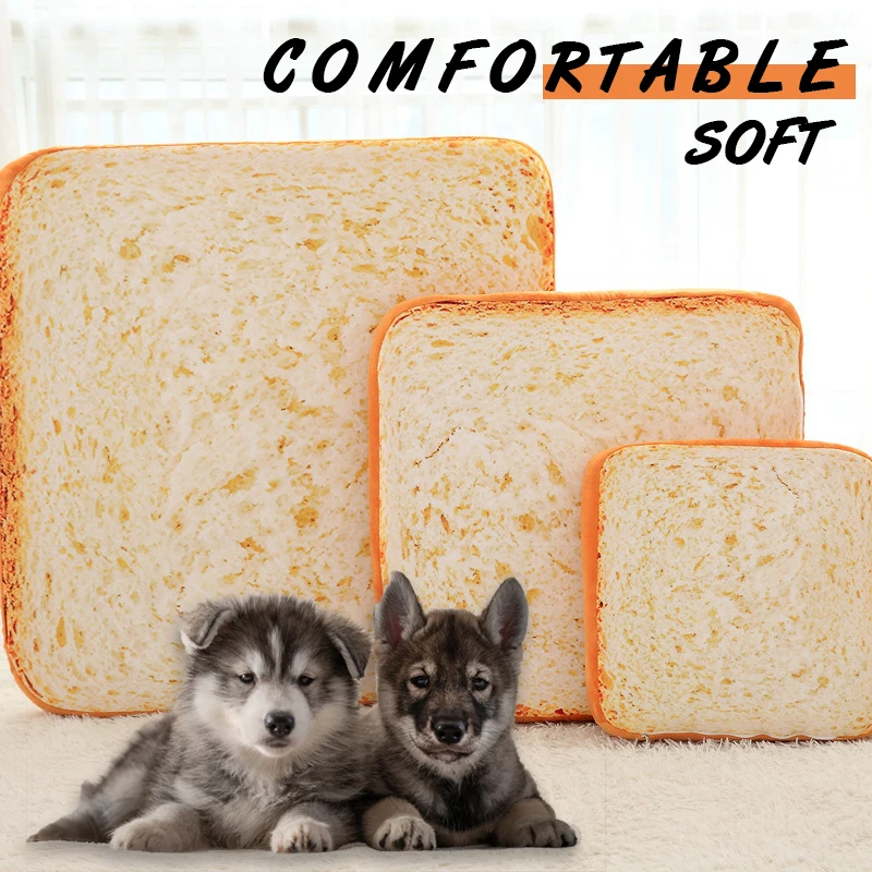 Плюшевая игрушка-подушка для домашних питомцев плюшевая большая кровать кошек и