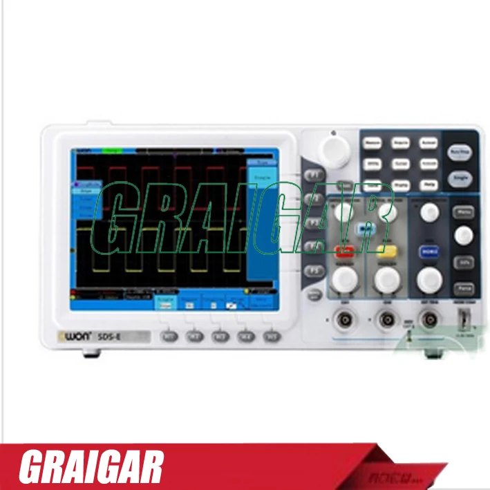 SDS8102V OWON 8 &quotЖК-дисплей Глубокая память Двойные каналы цифровой осциллограф 100