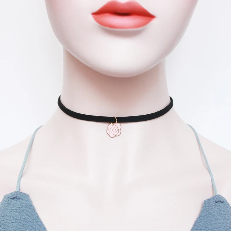 Новое модное ювелирное изделие подвеска из сплава в виде Розы полированный