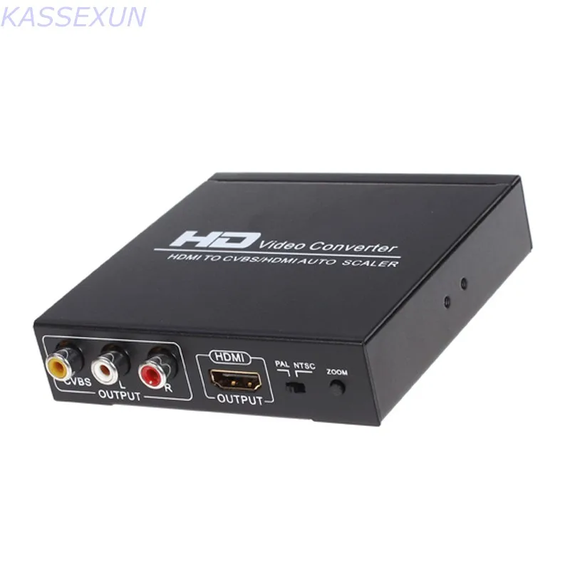 CVBS auto scaler from HDMI input to HDMI/CVBS card Support NTSC/ PAL HDCP code for TV VHS VCR DVD recorders Free shipping | Компьютеры и