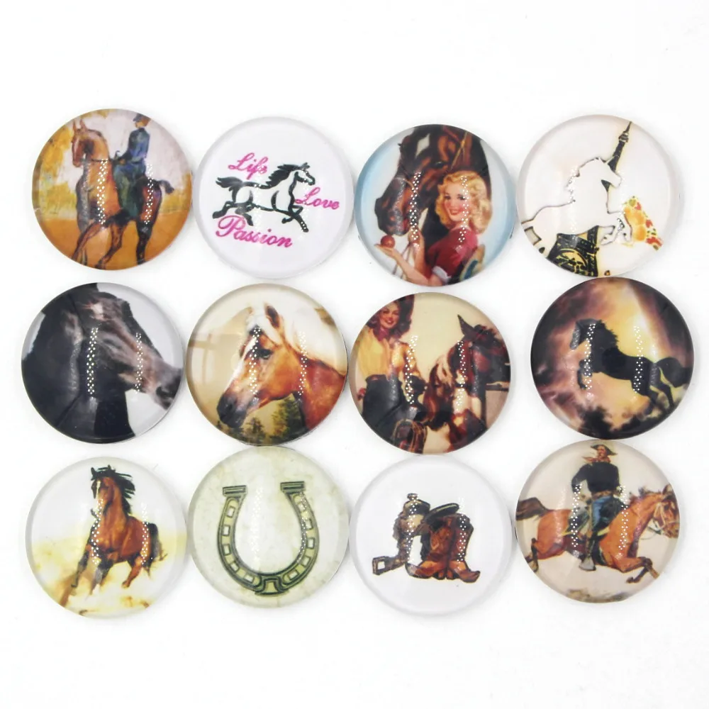 Набор сменных ювелирных изделий сделай сам 18 мм 24 шт./лот|18mm cabochon|diy snapcabochon button |