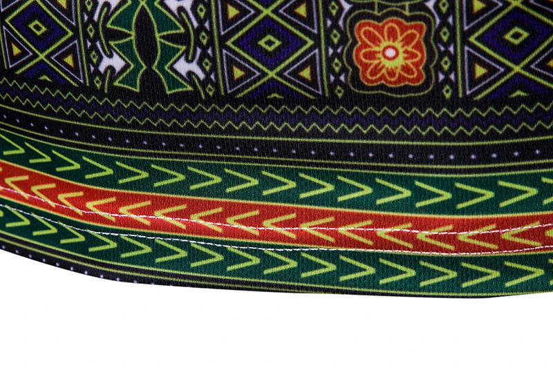 2019 Африканский модный мужской костюм рубашка с длинными рукавами принтом