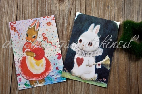 Dream Designer Ka Di illustration Postcard starry fairy tale a suit of 8 Zhang |