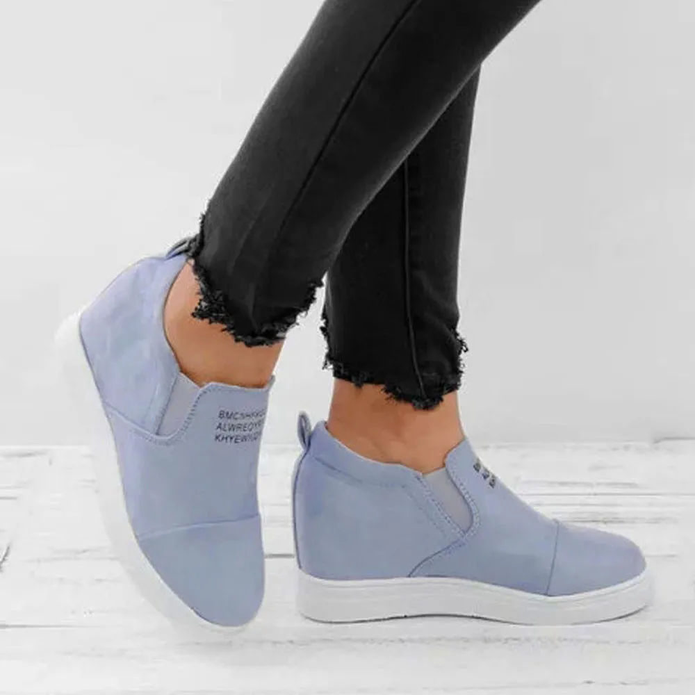 Women's Ladies Fashion Ankle Letter Increasing Wedges Martin Shoes Short Boots winter boots women warm snow#g8