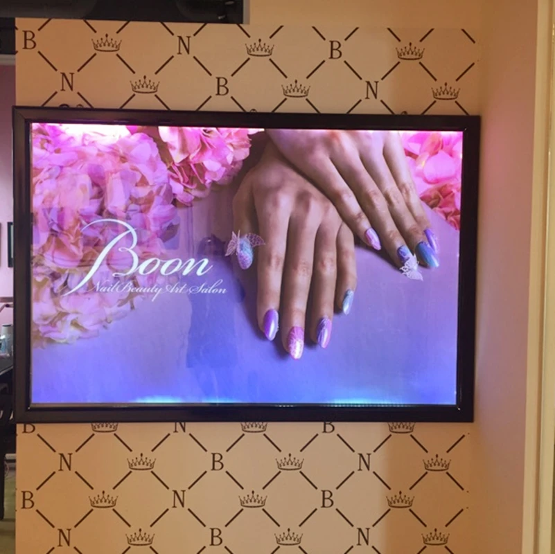 Светодиодная осветительная рамка для фотографий алюминиевая световая постера