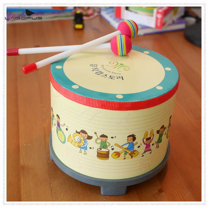 Мягкие деревянные детские барабаны перкуссия в Корейском стиле музыкальный