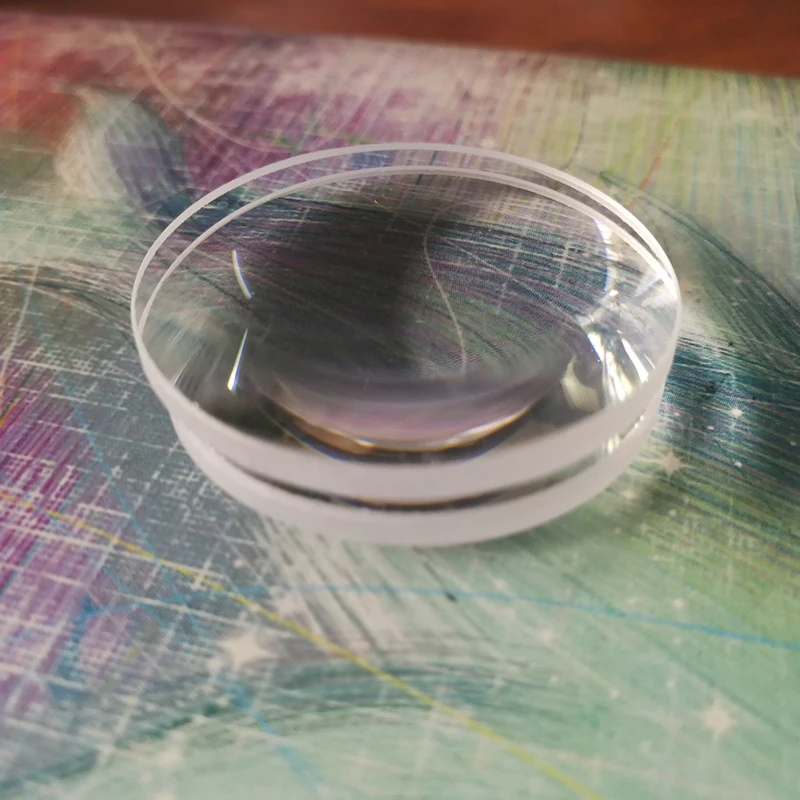 50mm Optical Glass Focal Length 80mm Plano Convex Lens 1PC | Инструменты