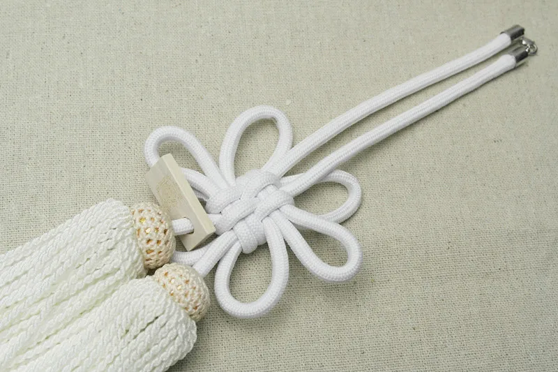 Одна деталь соединительная планка производство JP автомобильный VIP белый FUSA KIKU KNOTS