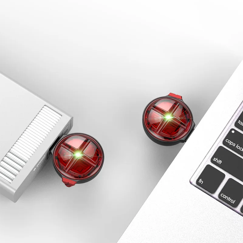 Предупреждение ющий велосипедный светильник задний Перезаряжаемый USB яркая