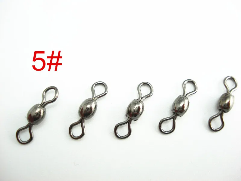 

200Pcs*5# CRANE SWIVEL Fishing Lure swivels Brass Barrel Swivel