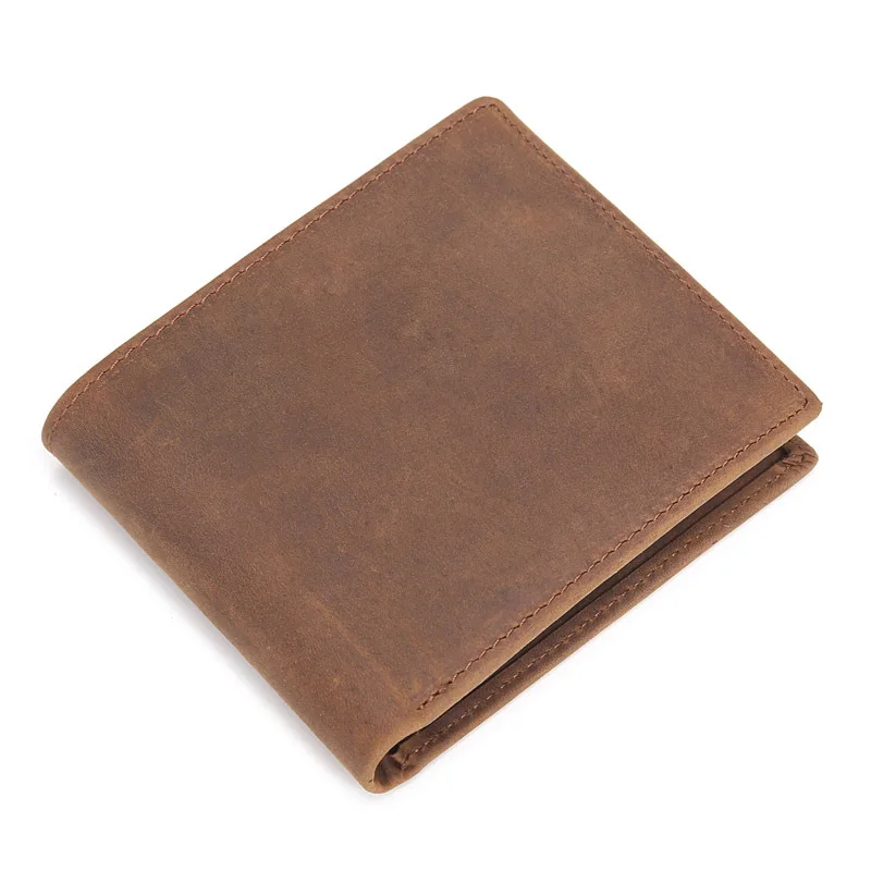 2018 New Men Genuine Leather Short Wallets Vintage Clutch Bags | Багаж и сумки