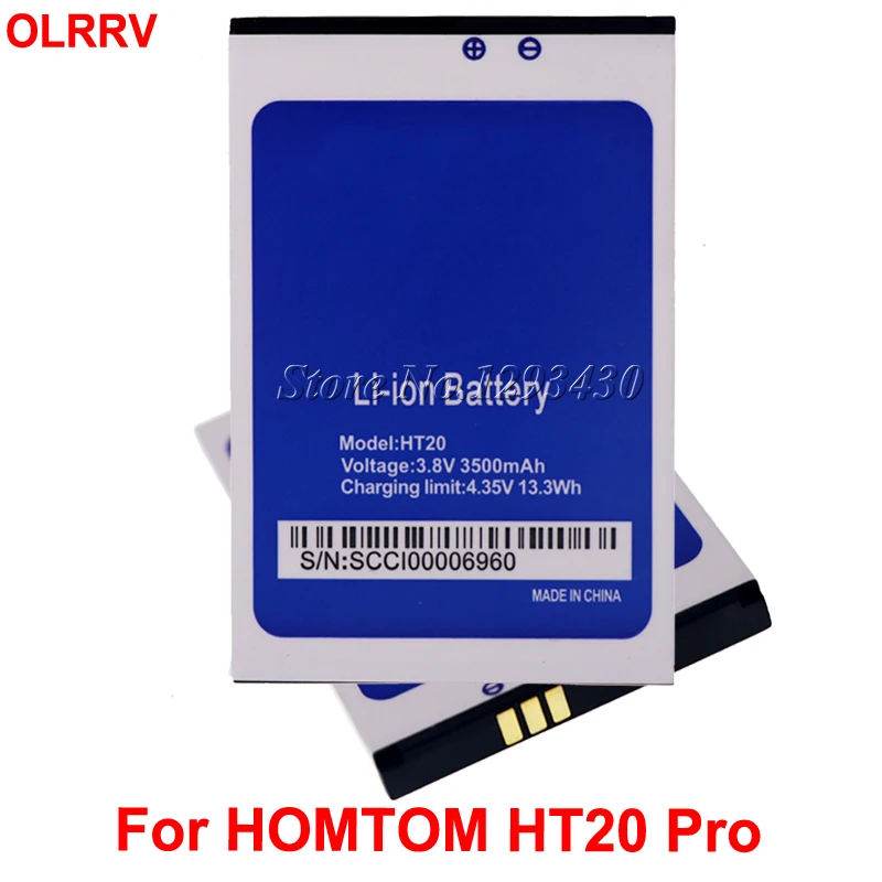 Для Homtom HT20 батарея для PRO аккумулятор 3500mAh Высокое качество | Мобильные телефоны и