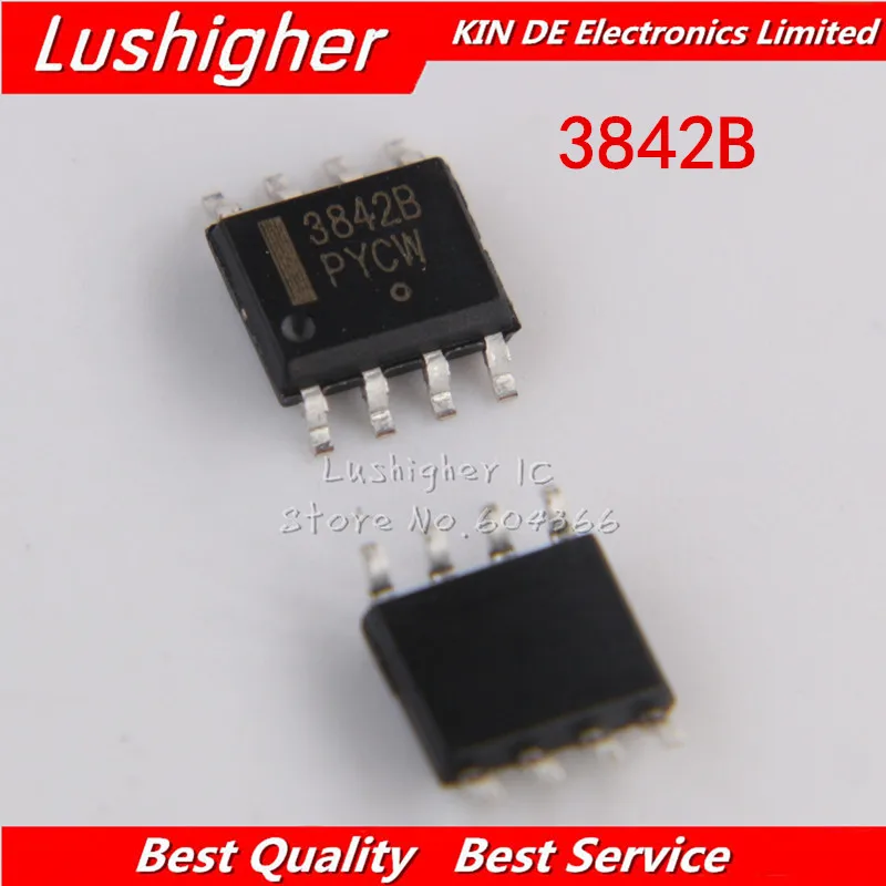 10 шт. UC3842A SOP8 UC3842 SOP UC3842B SMD новый оригинальный IC Бесплатная доставка| |