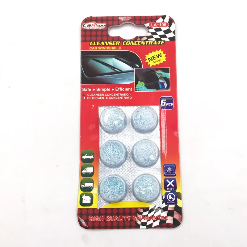 6 шт./упак. абсолютно новый автомобильный мойщик твердый стеклоочиститель тонкий