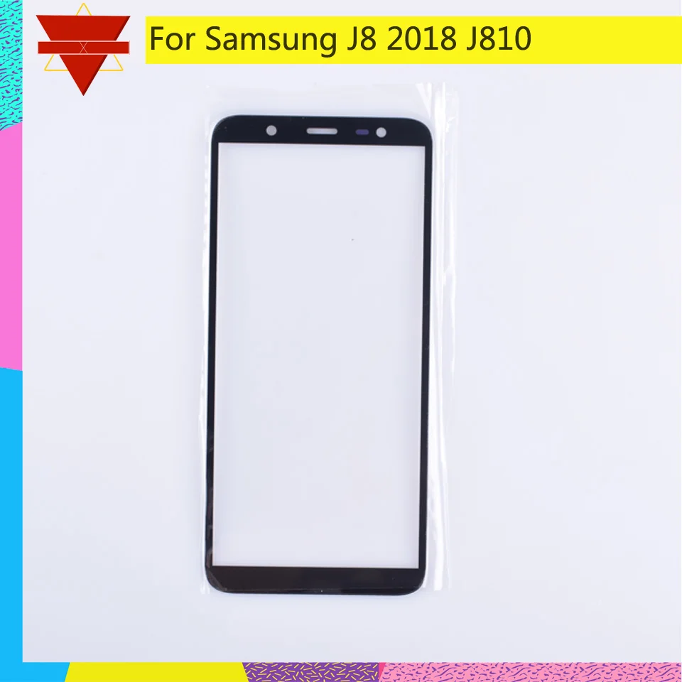10 шт \ Лот для samsung Galaxy J8 2018 J810 J810F сенсорный экран Переднее внешнее стекло J800Touch