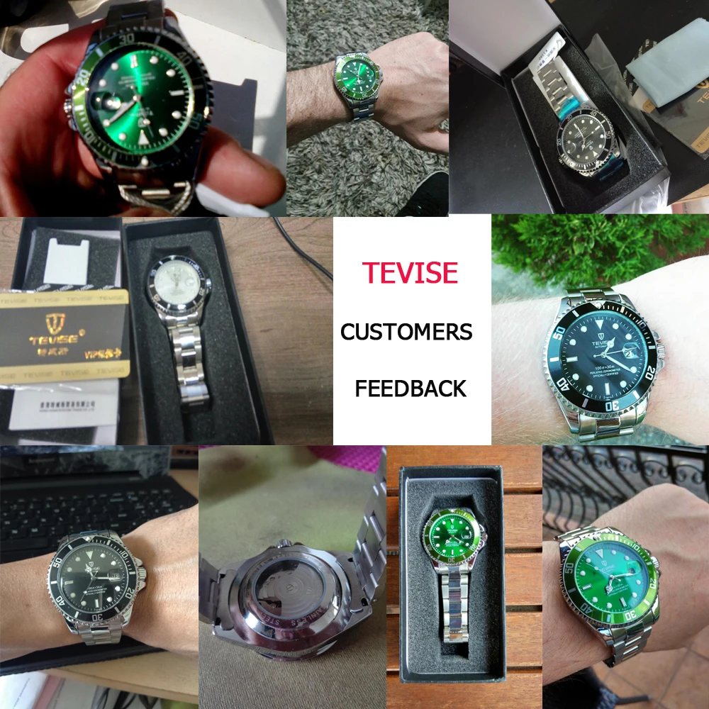 Топ бренд класса люкс модные TEVISE Relogio Automatico Masculino Мужские механические часы