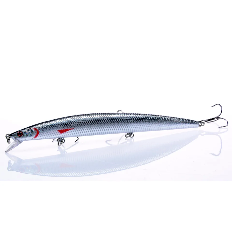 Блесна рыболовная приманка 18 см 23 8 г Твердый воблер Crankbait 3D глаза искусственная