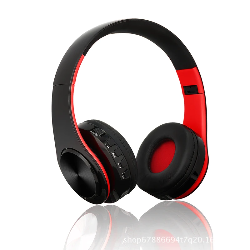 Wireless Headphones Bluetooth-compatibleHeadset Foldable Headphone Adjustable Earphones With Microphone For PC mobile phone Mp3 |