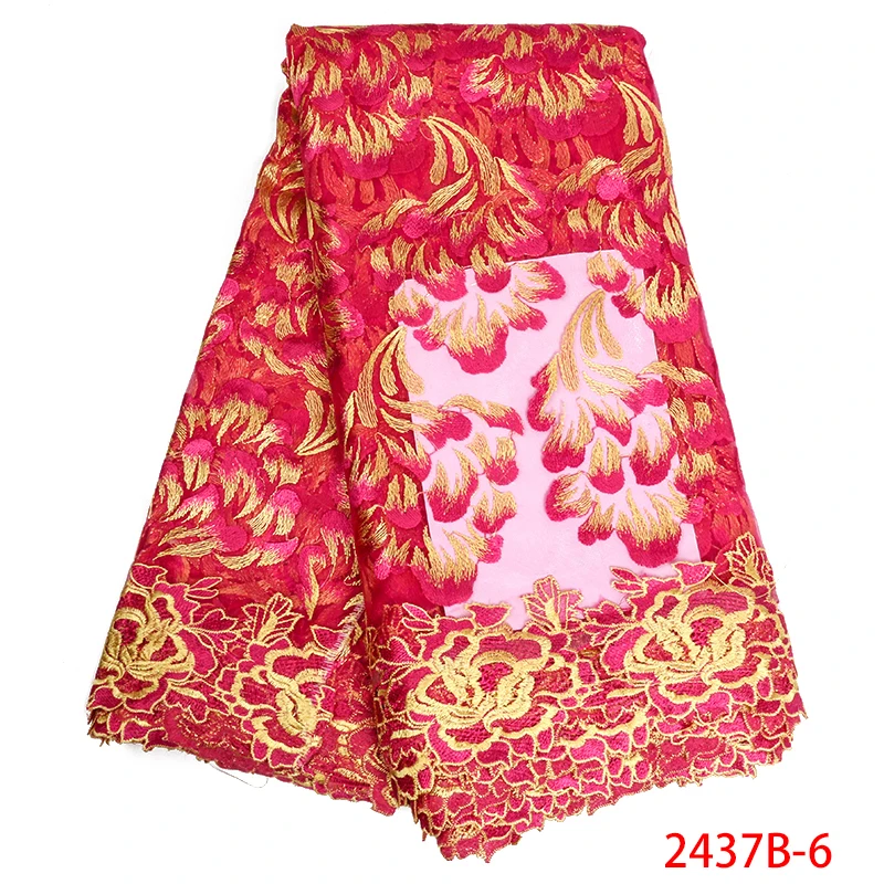 Лидер продаж платье Африканский кружевной ткани 2019 вышитые сетки шнуровка