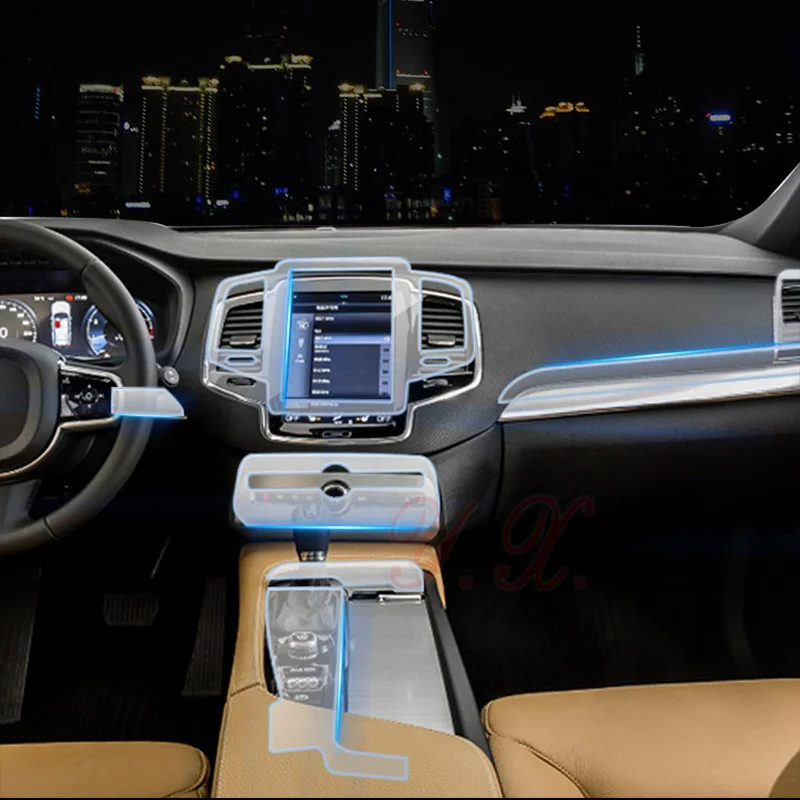 Наклейка для Volvo прозрачная защитная пленка из ТПУ наклейки xc90 сменная Шестерня