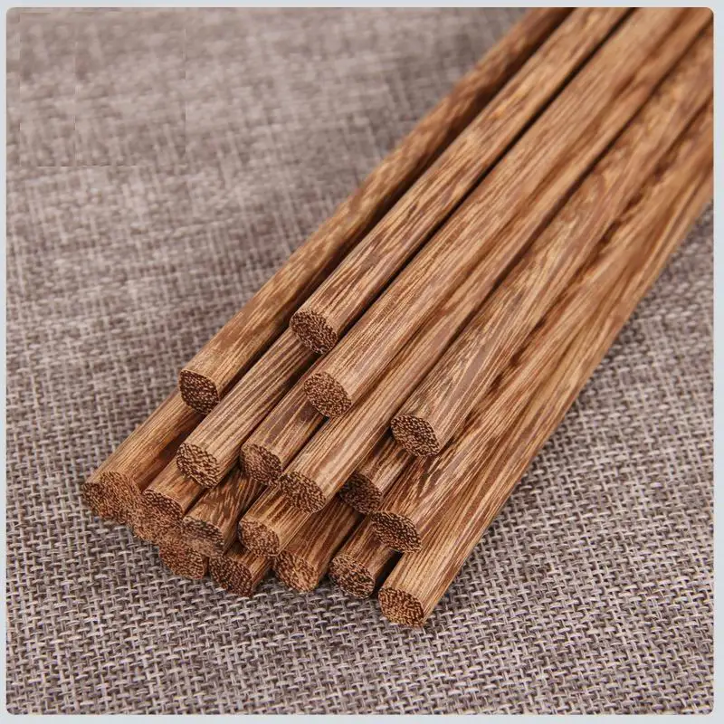 Палочки для еды из натурального дерева 100 пар китайские палочки 25 см деревянные
