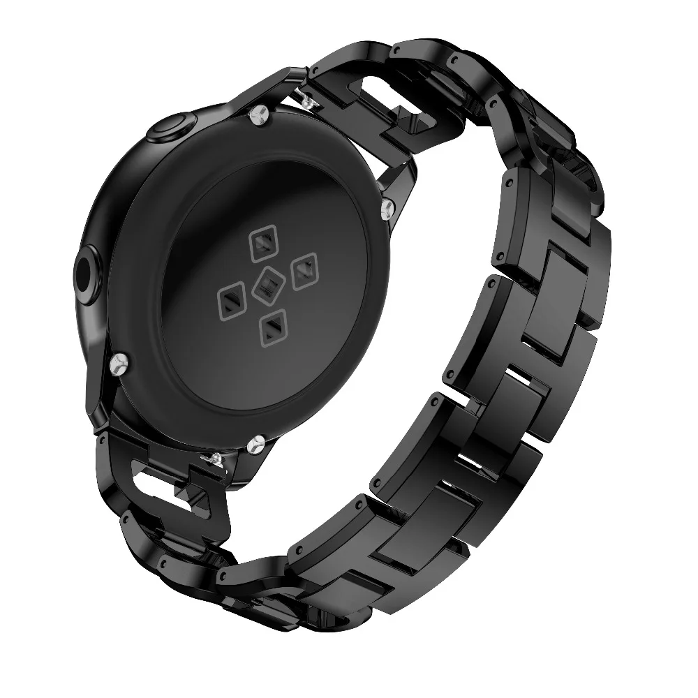 Фото Ремешок 20 мм для наручных часов Garmin Forerunner 245 245M 645, металлический сменный Браслет для смарт-часов Garmin Vivoactive 3 №3
