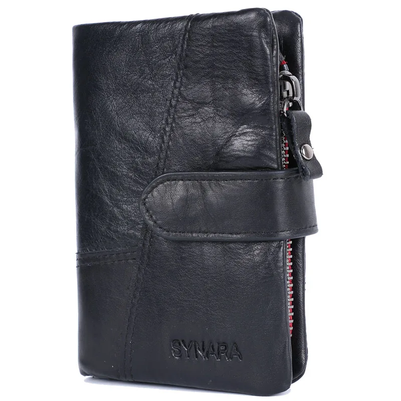 Портмоне мужское из 100% натуральной кожи в стиле ретро|wallet card holder|card holder for menbrand men