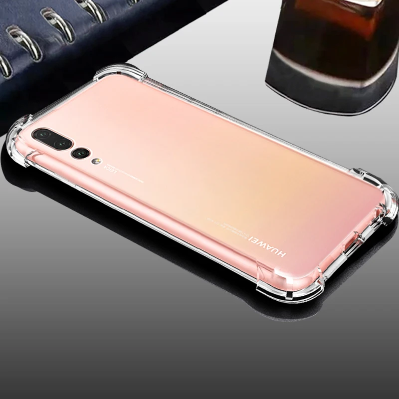 YUETUO Роскошный прозрачный противоударный чехол для телефона huawei p20 pro p 20 plus