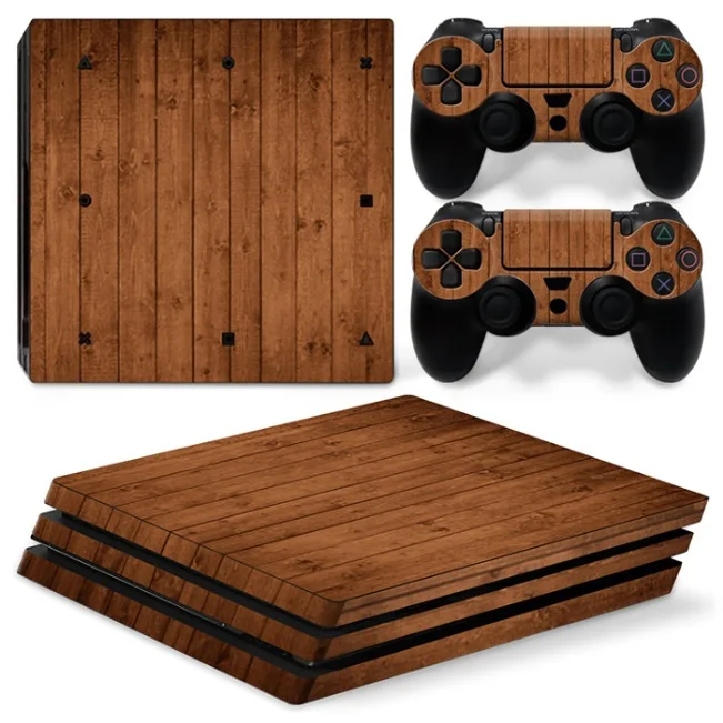 Дерева от китайского производителя для ps4 pro виниловые наклейки на кожу крышка с сделанные по дизайну головного изготовителя - Цвет: TN-P4Pro-0661