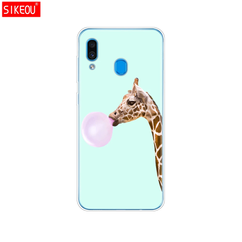 12083 Чехол для Samsung Galaxy A20, чехол A20E, силиконовая задняя крышка для Samsung A20, A 20,, A205F, A20E, A202F, мягкий чехол, бампер, кот - Цвет: 12083
