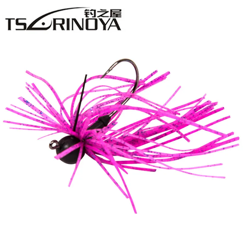 Tsurinoya 2Pcs 3.5g Tungsten Head Rubber Jig Hook Soft Silicone Beard Hooks Fishing Lure Iscas Artificial Pesca Leurre Peche | Спорт и