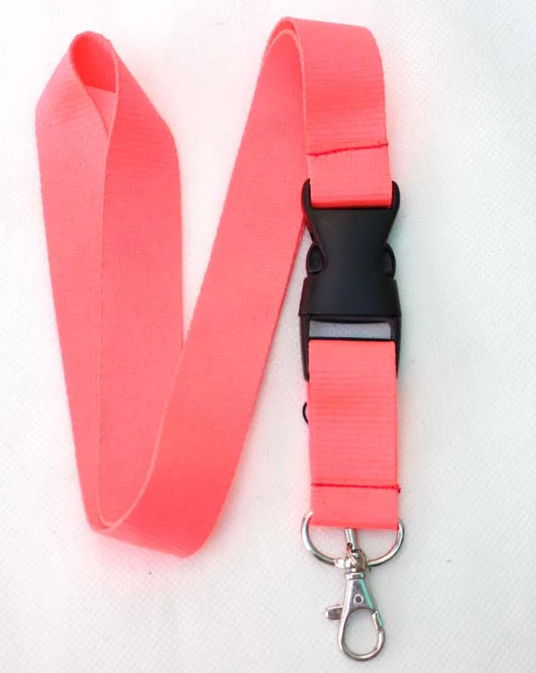 Новинка 10 шт. арбузный красный однотонный логотип ремешок на шею брелок для