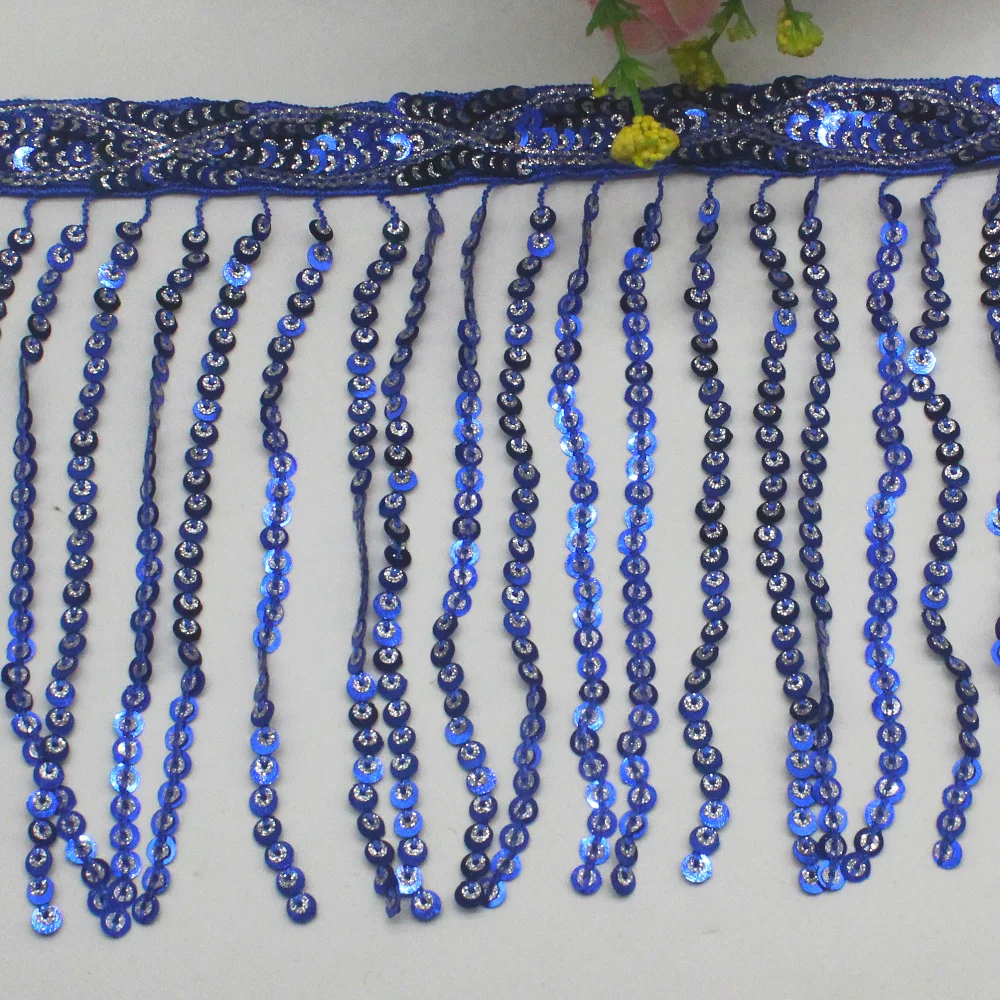 С блестками украшенные бахромой и кисточками Латинские танцы платье макраме