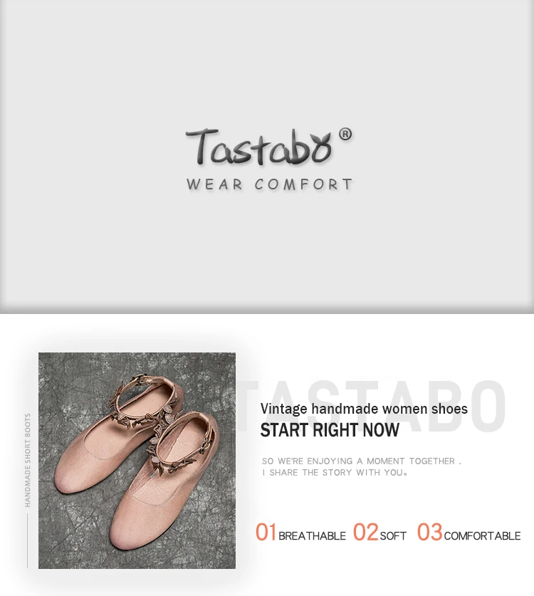 Tastabo/Новинка; кожаная женская обувь; тонкие туфли с пряжкой на щиколотке; простая и повседневная обувь в винтажном стиле с аппликацией; удобная подошва