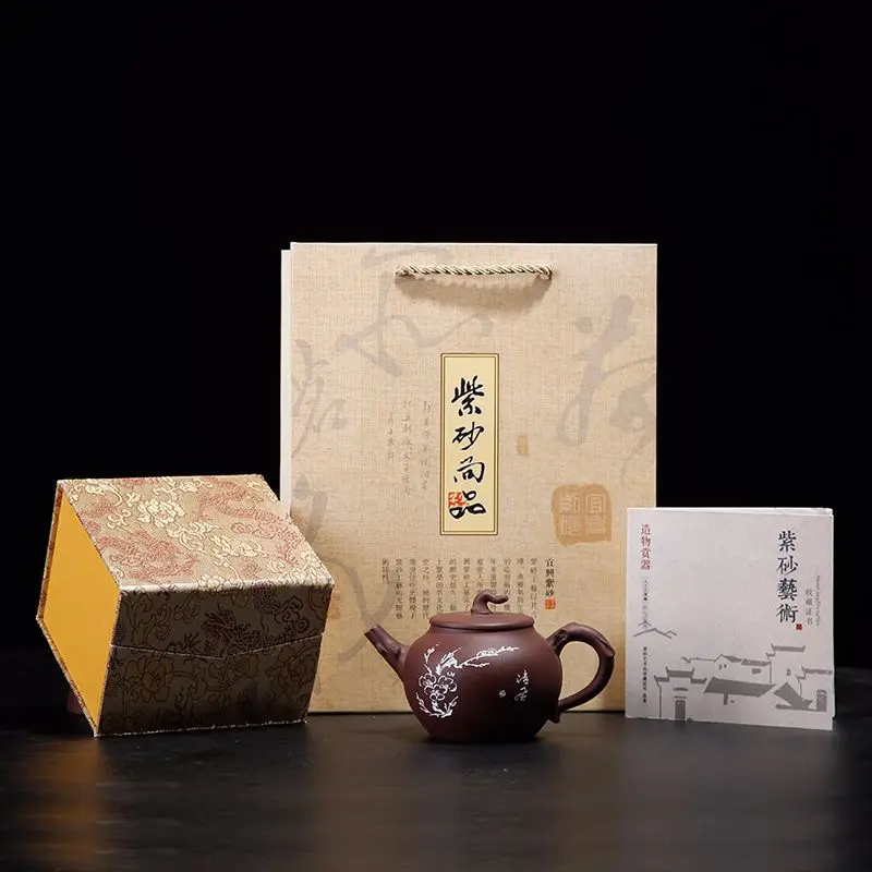 Оригинальный чайник ручной работы Yixing Kung Fu подарочная коробка|Заварники| |