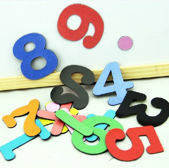 5*3 5 см цветной номер дизайн холодильник доска для магнитов наклейки Развивающие