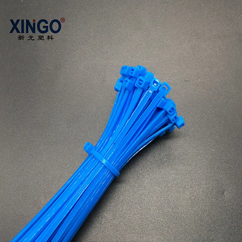 Xingo 8 дюймовые красочные самоблокирующиеся Нейлоновые кабельные стяжки