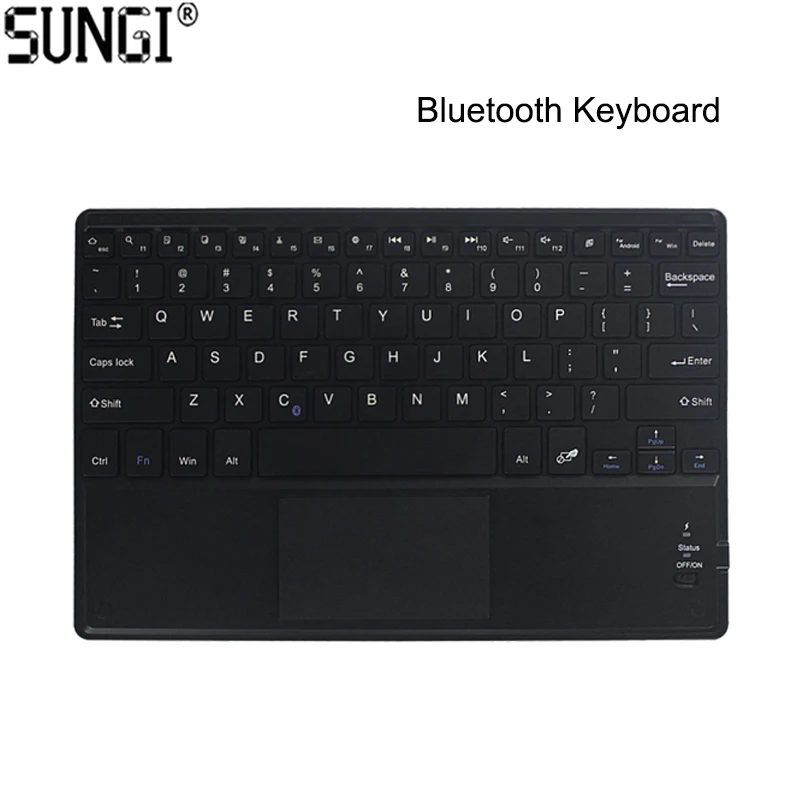 Мини клавиатура Беспроводная Bluetooth 3 0 Ультра тонкая мультитач BT с тачпадом для