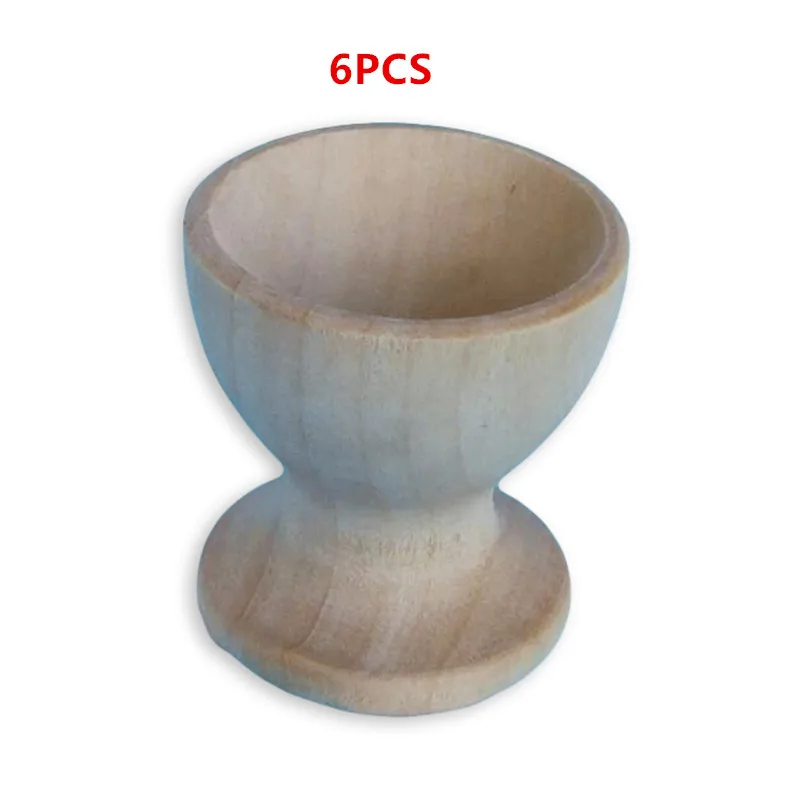 6pcs tray 6 шт деревянные яйца желток ролевые игры кухня еда приготовления пищи ребенок игрушка Подарочный набор - Цвет: 6pcs tray