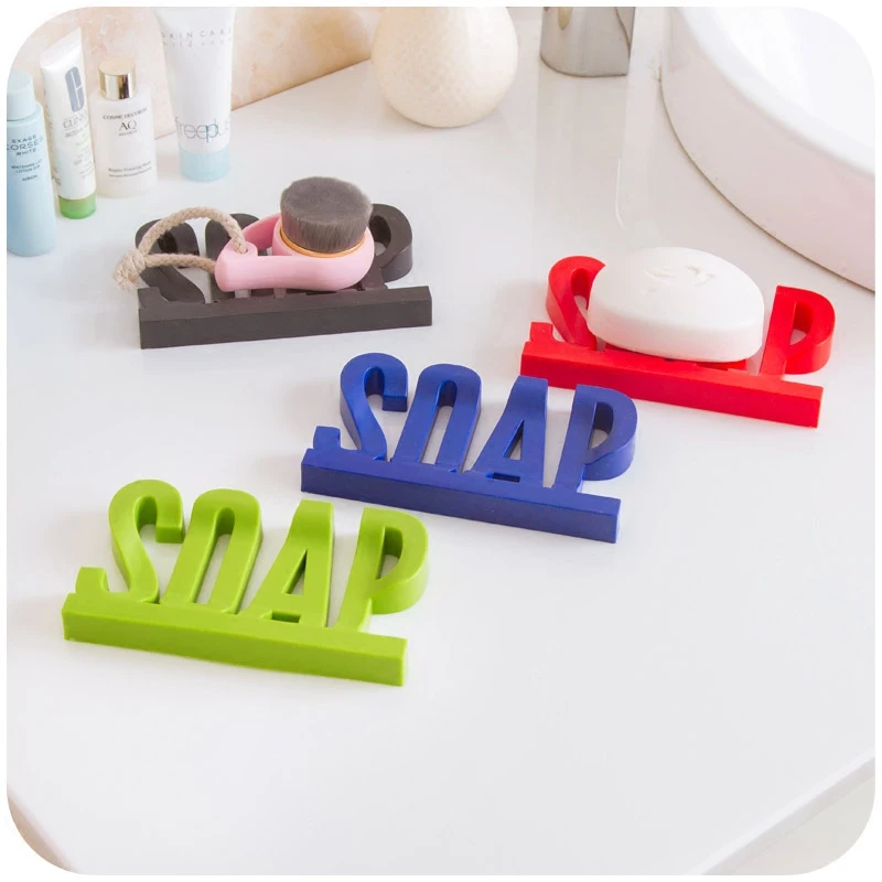 Креативный алфавитный Слив для ванной и мыльница туалетный мягкий толстый | Дом