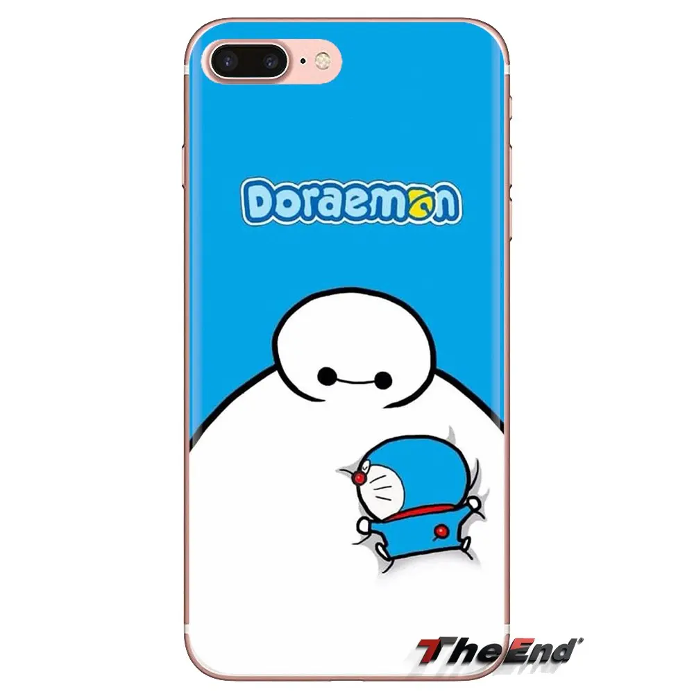 Прозрачные мягкие чехлы для Samsung Galaxy S3 S4 S5 Mini S6 S7 Edge S8 S9 S10 Plus Note 3 4 5 8 9 Doraemon |