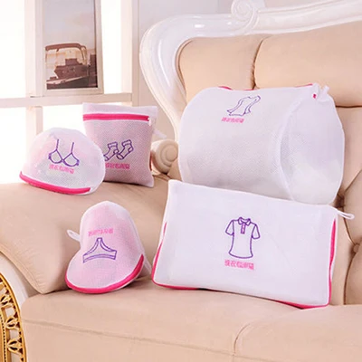 1 шт. сумка для стирки белья Женская Защитная Сетчатая Сумка корзина чулочно