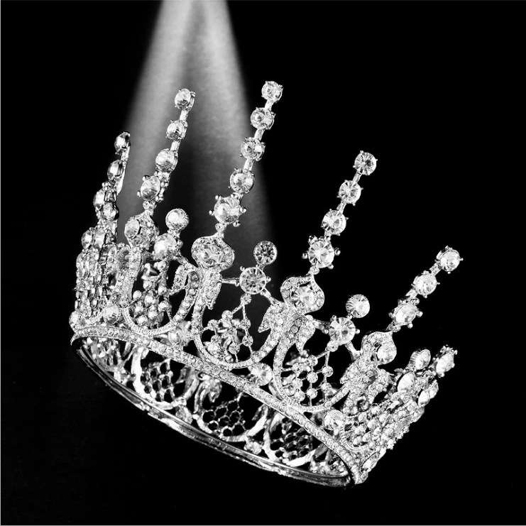 Роскошная хрустальная Cintilante Barroco Rainha Casamento для выпускного вечера диадема