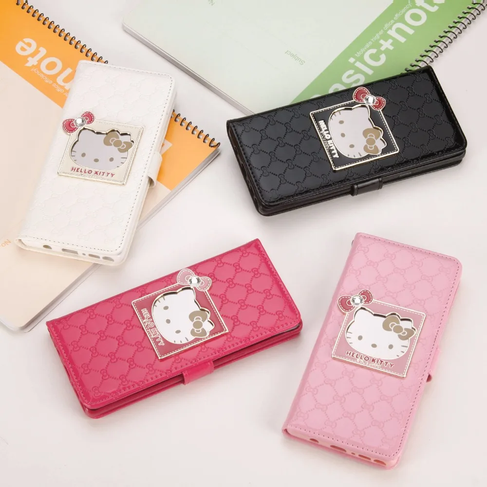 Модный Стильный чехол для samsung Note8 Note9, Роскошный кошелек hello kitty, Магнитный флип-чехол из искусственной кожи, чехол для мобильного телефона