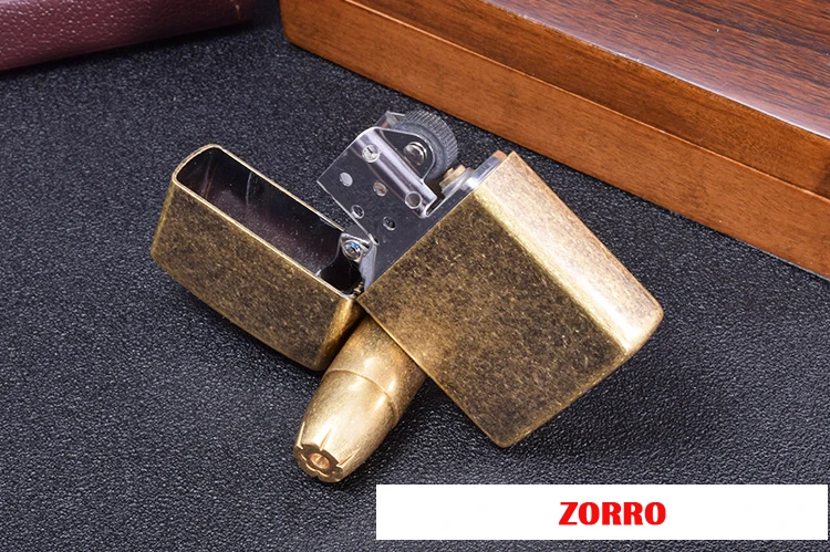 Зорро латунь керосин бензин oile зажигалки 902