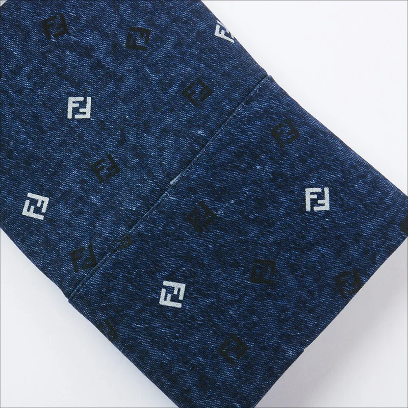 2019 весна и осень с длинным рукавом женское джинсовое платье бренд печати Стенд