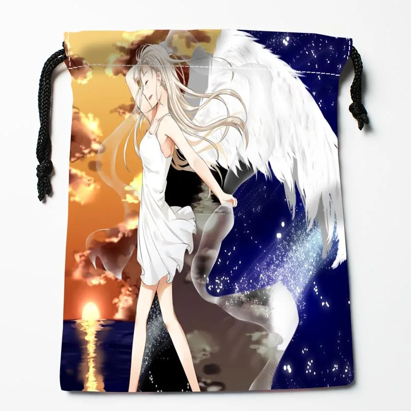Лучшие Фэнтези Девушка Ангел Drawstring Сумки Пользовательские хранения печатных